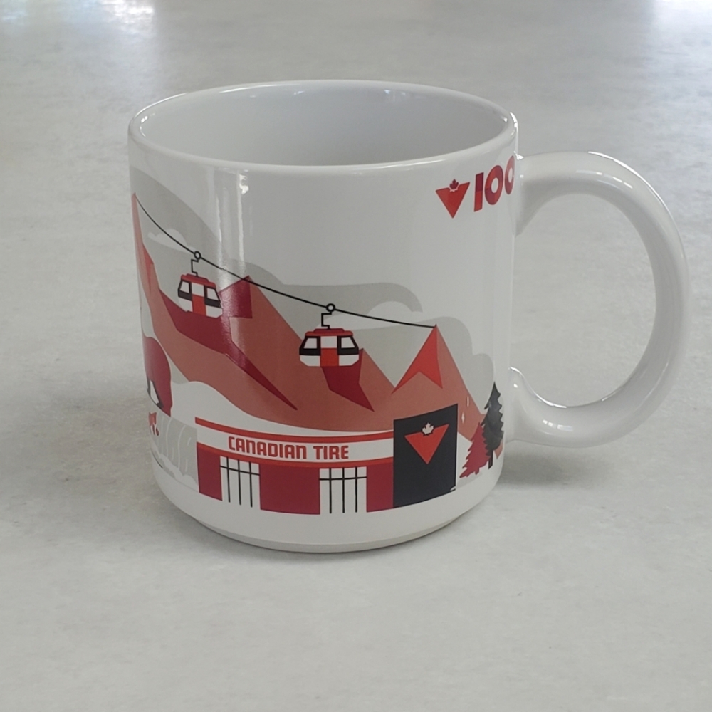 Canadian Tire 100th Anniversary Special Edition Western Mug 14-oz